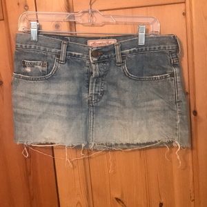 Abercrombie jean skirt